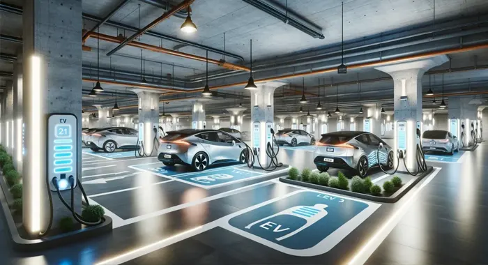 Postos de carregamento elétrico para frotas e empresas
