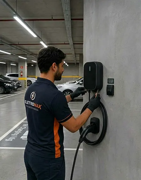 Carregamento de veículos elétricos em condomínios